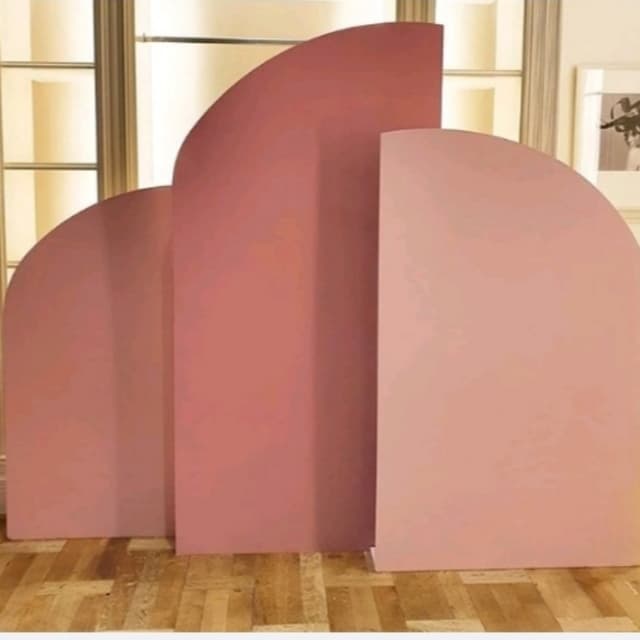 Backdrop wodden decore