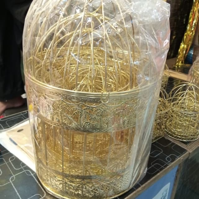 Golden cages 3 piece set