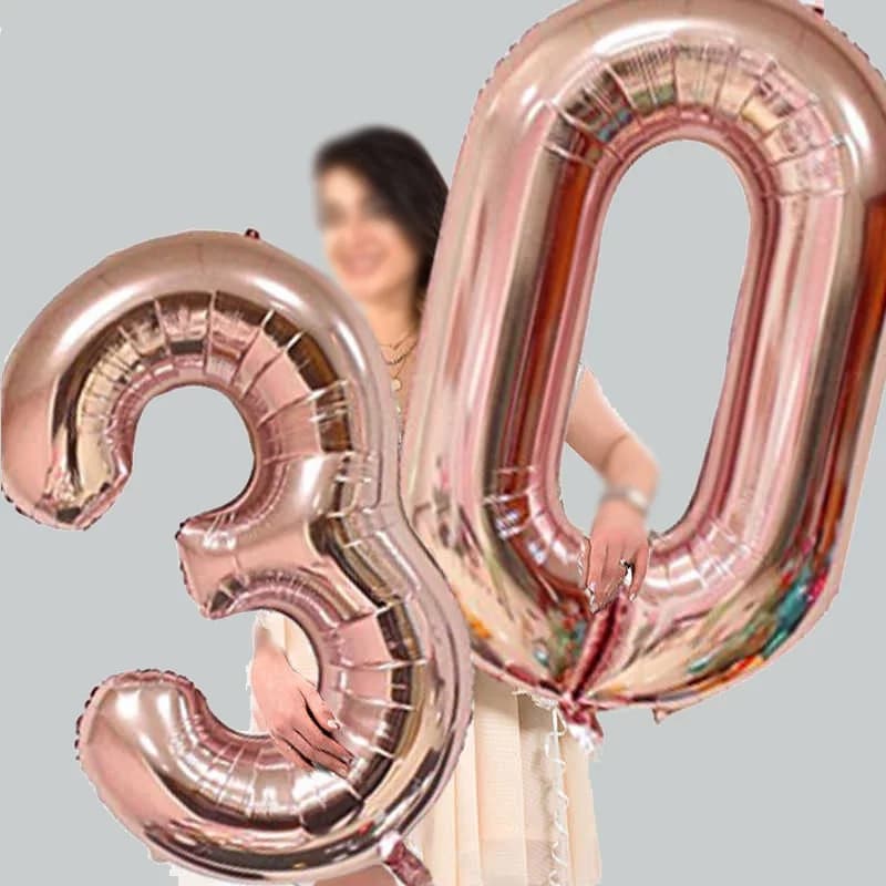 36 inches foil ballons digit