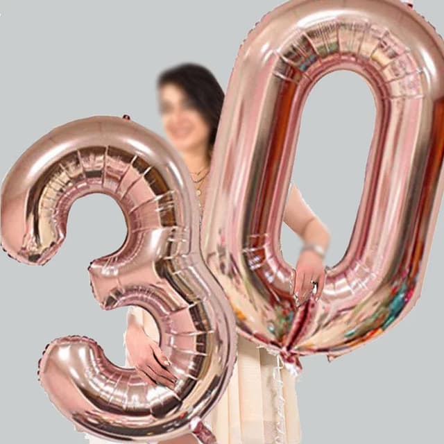 36 inches foil ballons digit